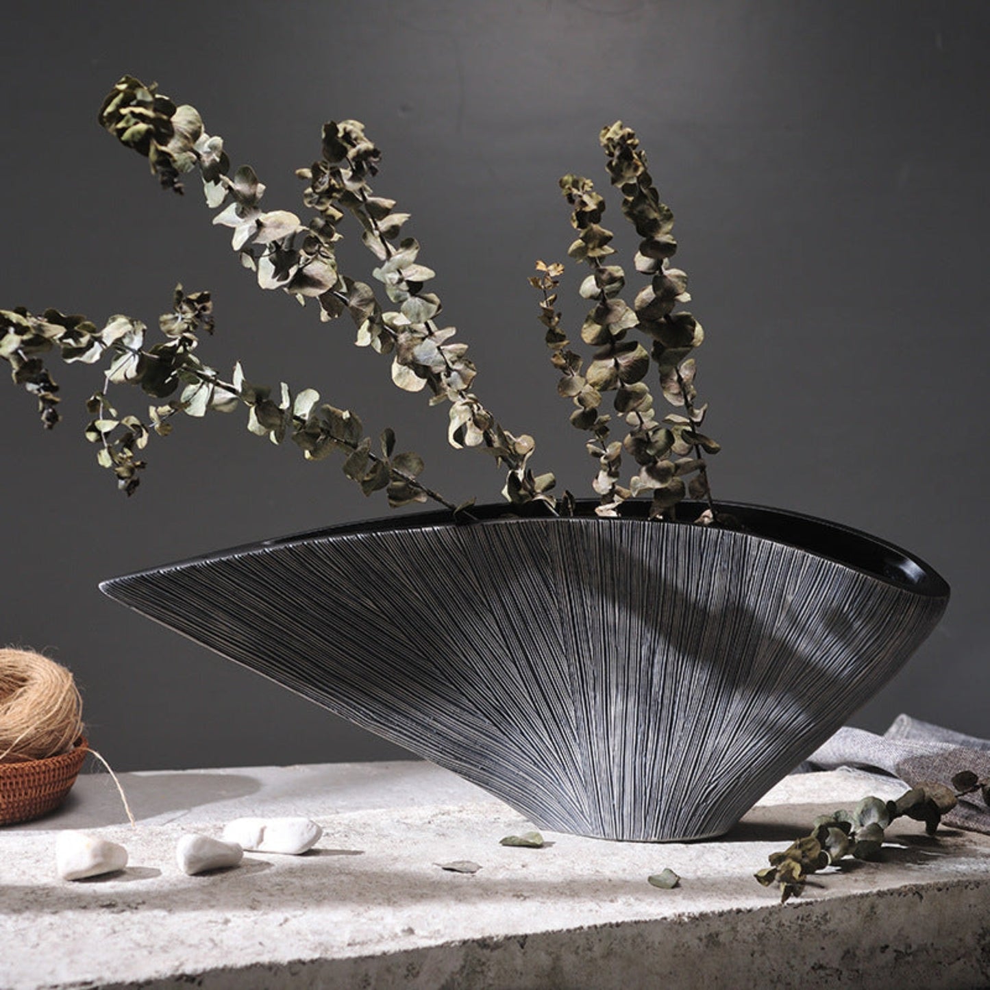 WABI-SABI | Jarrón en cerámica y resina